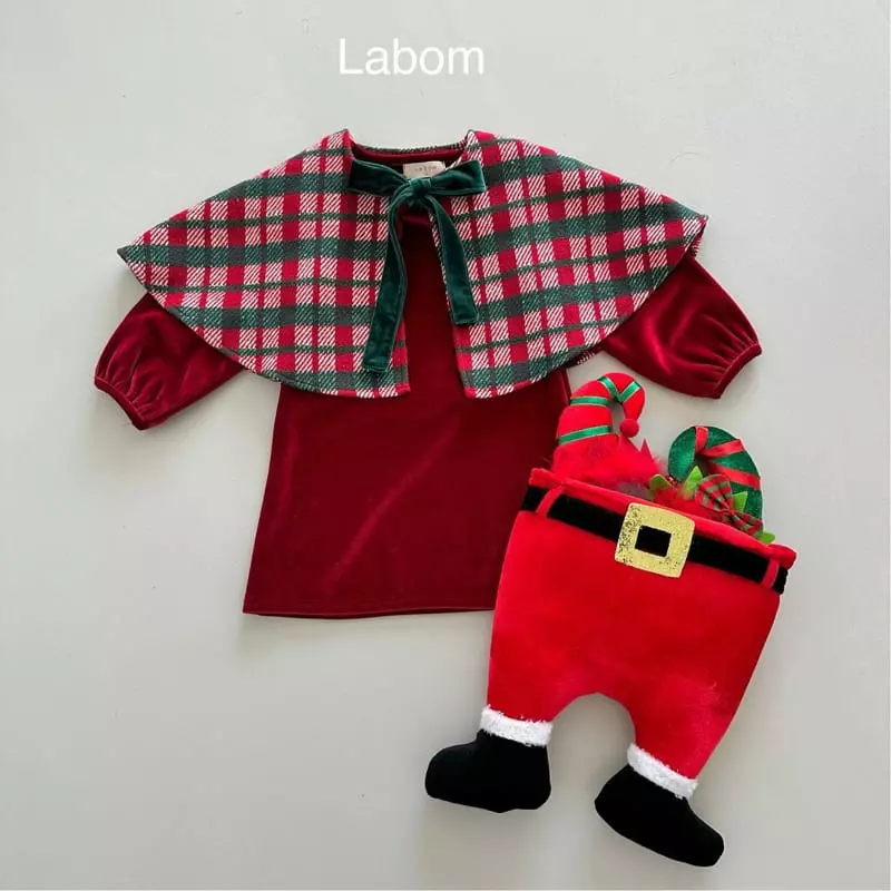 Labom - Korean Children Fashion - #littlefashionista - Christmas One-piece - 8