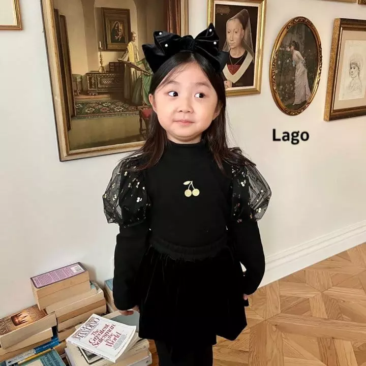 Lago - Korean Children Fashion - #kidzfashiontrend - Angel Turtleneck Tee - 4
