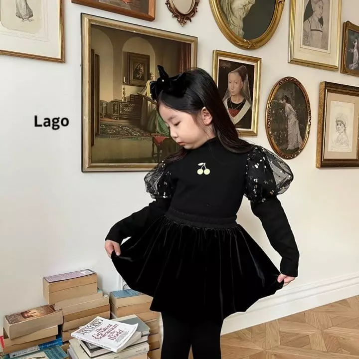Lago - Korean Children Fashion - #kidsshorts - Angel Turtleneck Tee