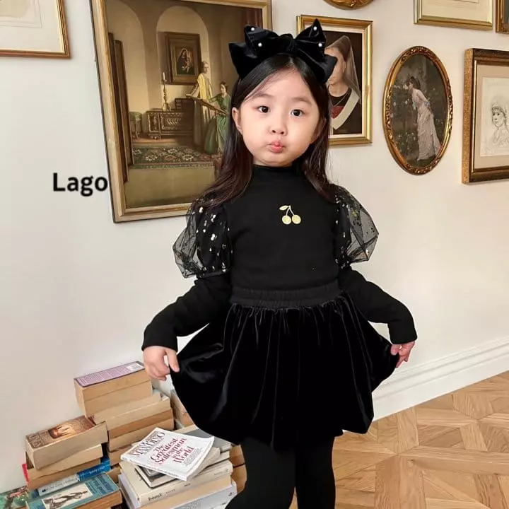 Lago - Korean Children Fashion - #kidzfashiontrend - Angel Turtleneck Tee - 3