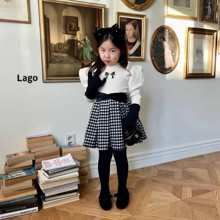 Lago - Korean Children Fashion - #kidzfashiontrend - Ribbon Wing Tee - 2