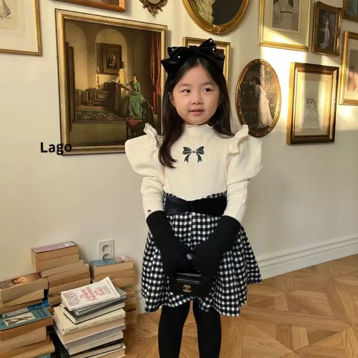 Lago - Korean Children Fashion - #Kfashion4kids - Ribbon Wing Tee - 4