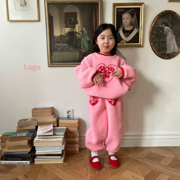 Lago - Korean Children Fashion - #littlefashionista - Love Love Set - 3