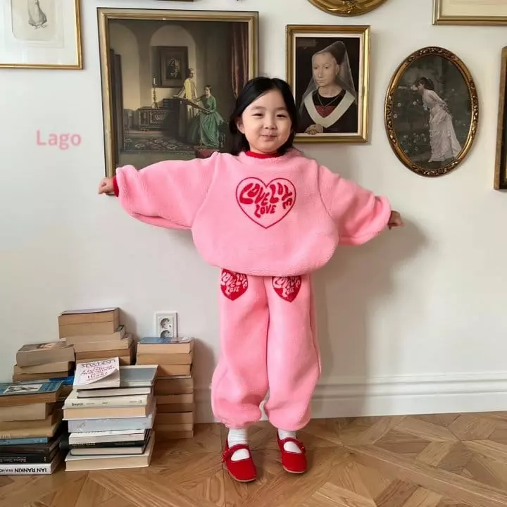 Lago - Korean Children Fashion - #littlefashionista - Love Love Set - 4