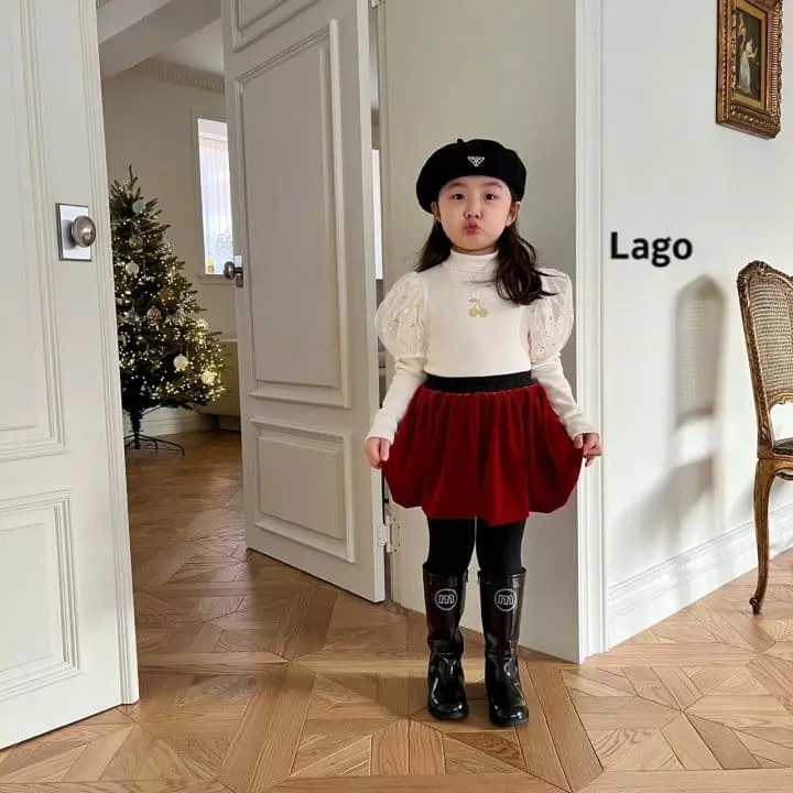 Lago - Korean Children Fashion - #prettylittlegirls - Angel Turtleneck Tee - 8