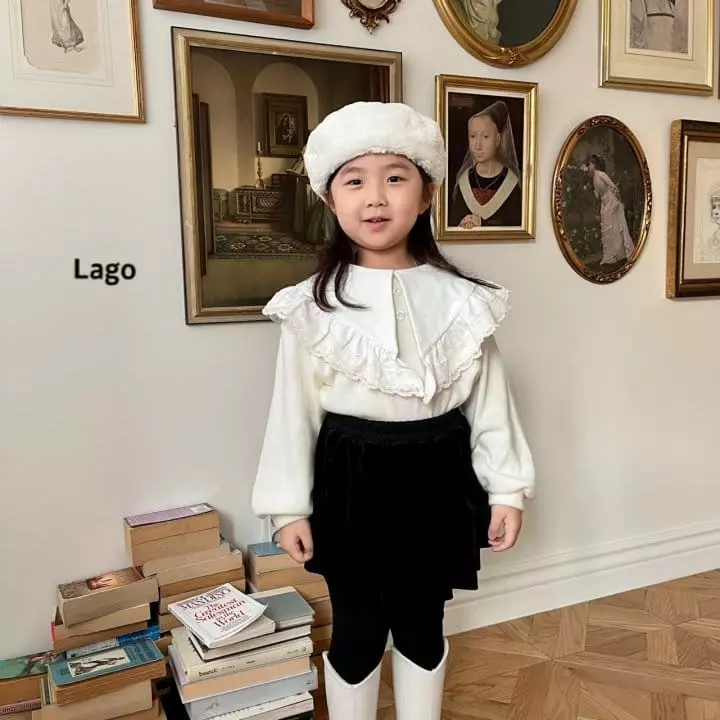 Lago - Korean Children Fashion - #todddlerfashion - Velvet Balloon Skirt Leggings - 11
