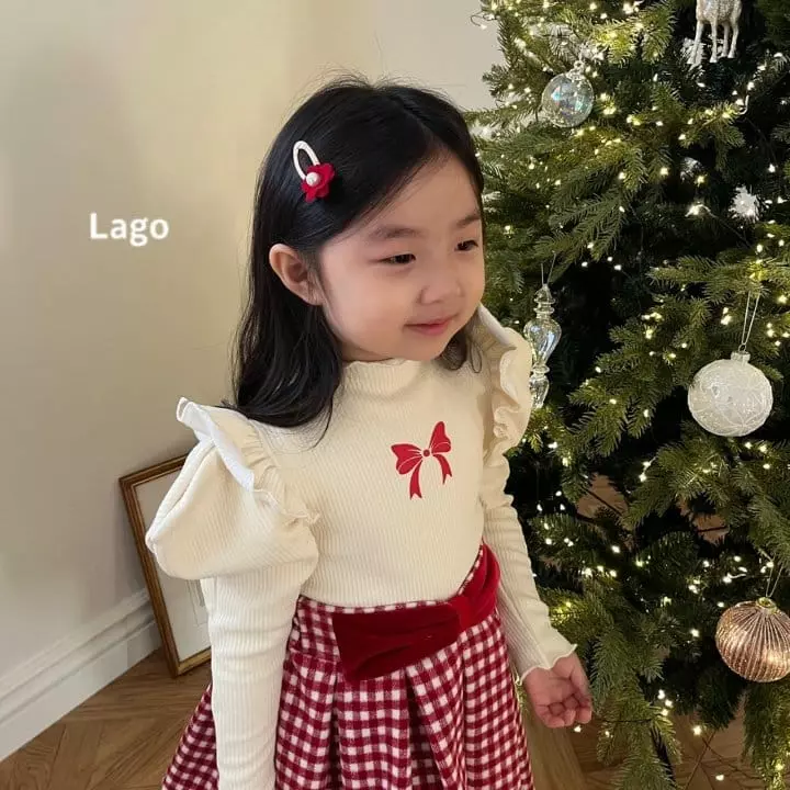 Lago - Korean Children Fashion - #todddlerfashion - Ribbon Wing Tee - 8