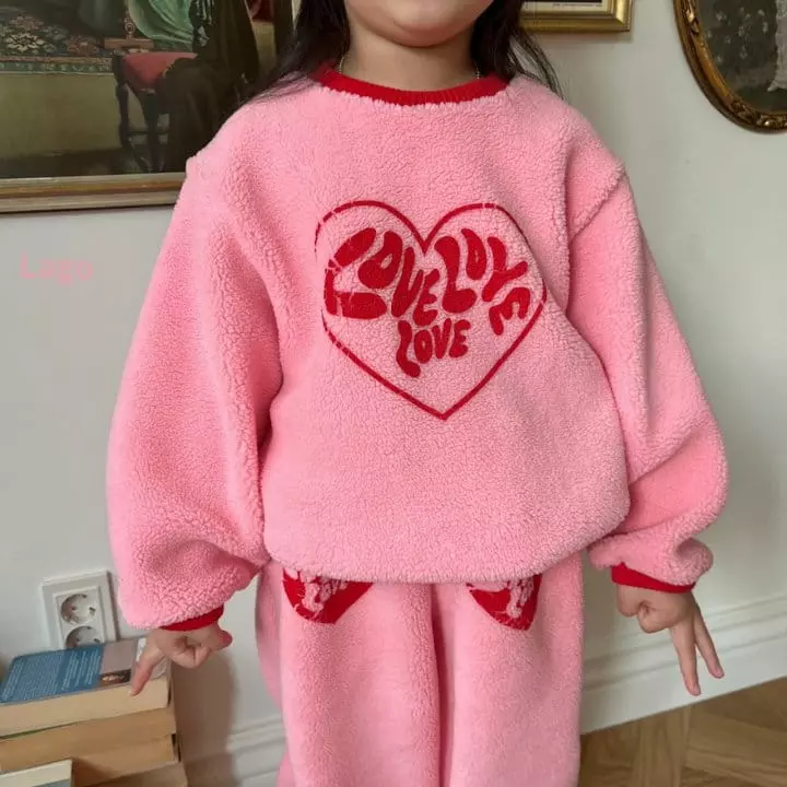 Lago - Korean Children Fashion - #todddlerfashion - Love Love Set - 7