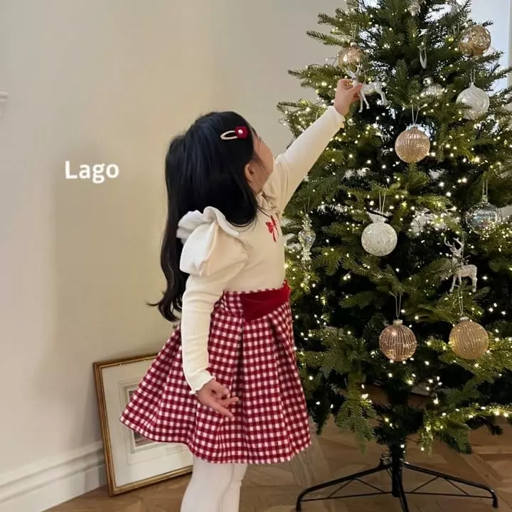 Lago - Korean Children Fashion - #toddlerclothing - Ribbon Wing Tee - 9