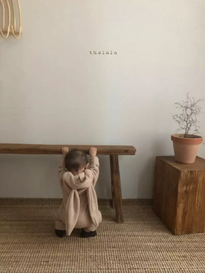 Lala - Korean Baby Fashion - #babyfashion - Puff Rabbit Bodysuit - 4