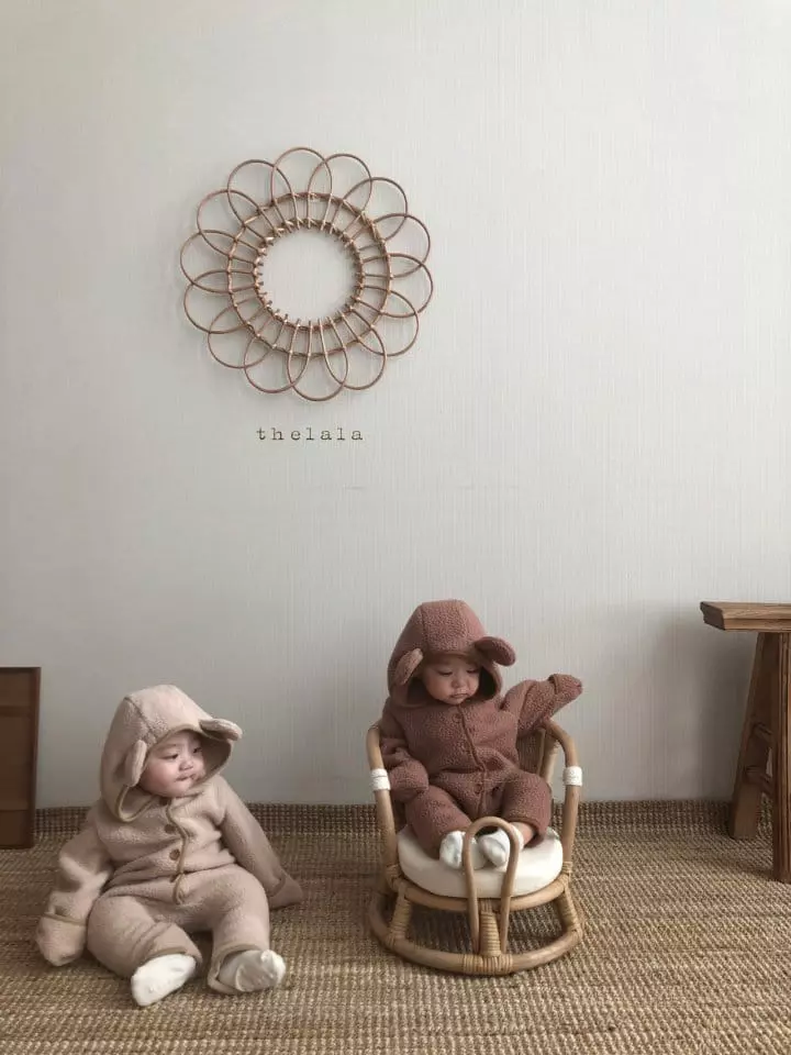 Lala - Korean Baby Fashion - #babyfever - Puff Bear Bodysuit - 3
