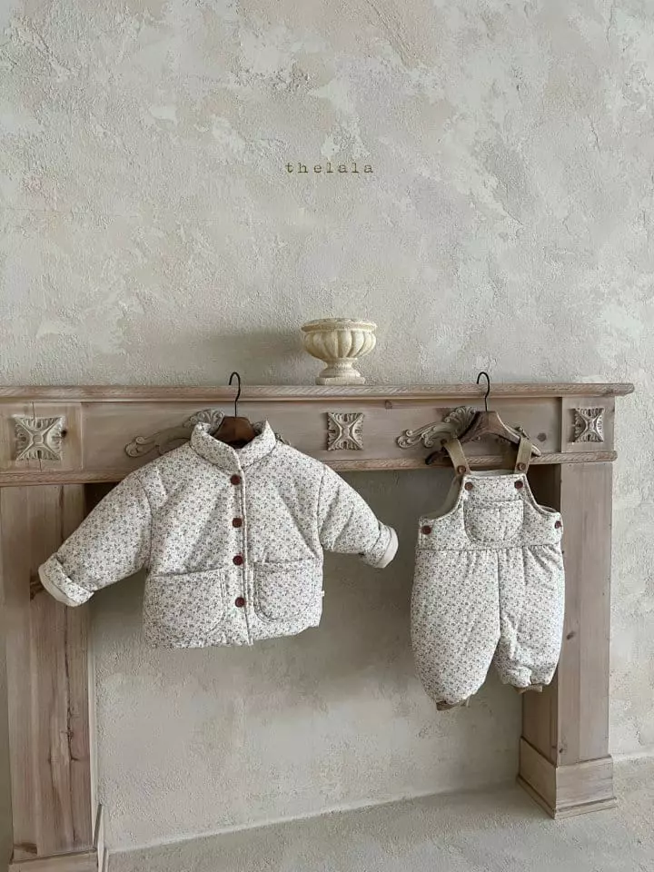 Lala - Korean Baby Fashion - #babylifestyle - Flower Bread Padding Bodysuit - 2