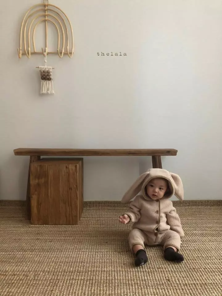 Lala - Korean Baby Fashion - #babyoninstagram - Puff Rabbit Bodysuit - 7