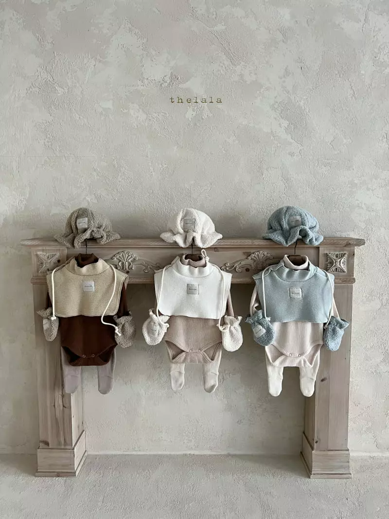 Lala - Korean Baby Fashion - #babyootd - Whipping Turtleneck Bodysuit - 8
