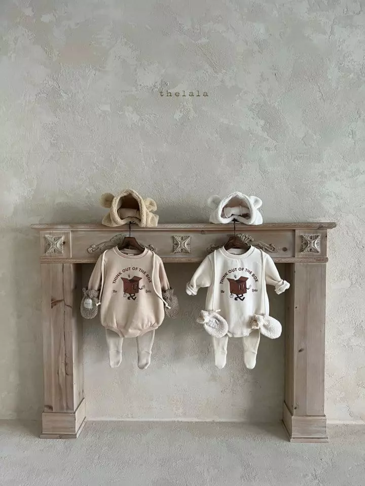 Lala - Korean Baby Fashion - #babyootd - Open Box Bodysuit - 7