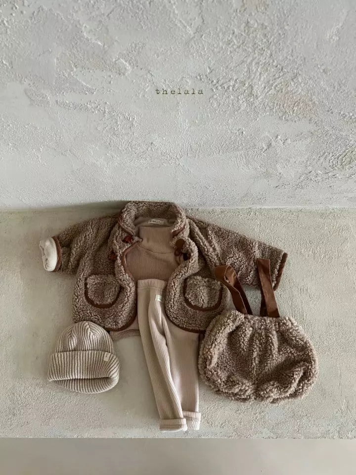 Lala - Korean Children Fashion - #stylishchildhood - Peanut Dungarees Pants - 4