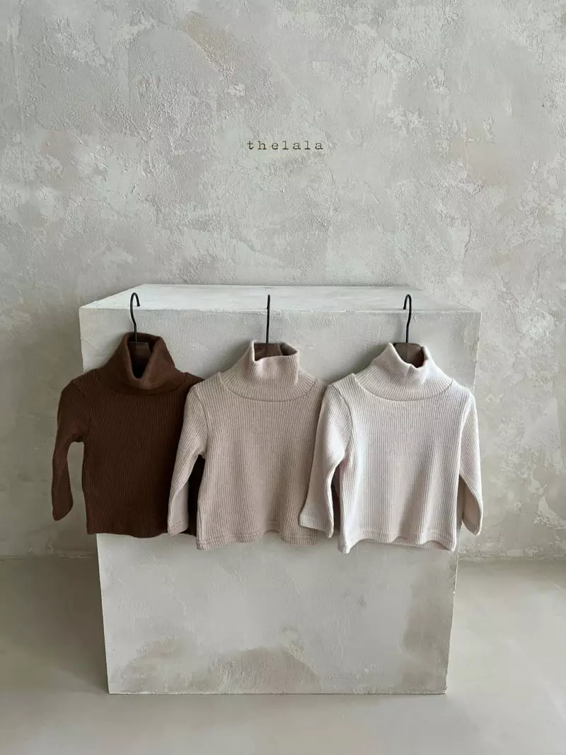 Lala - Korean Children Fashion - #childrensboutique - Whipping Turtleneck Tee - 3