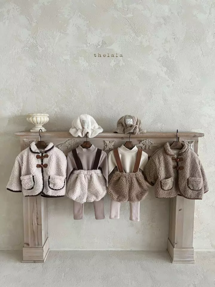 Lala - Korean Children Fashion - #childrensboutique - Peanut Dungarees Pants - 5