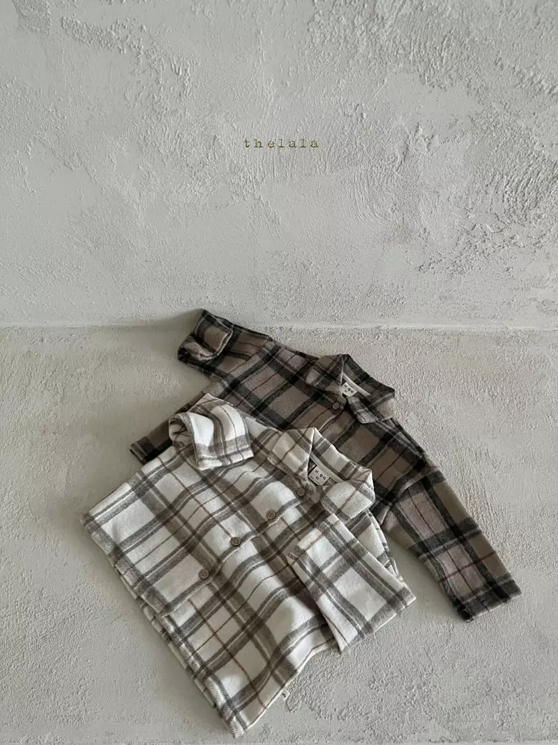 Lala - Korean Children Fashion - #designkidswear - Checks Shirt - 8