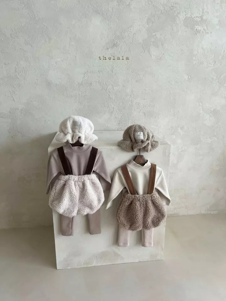 Lala - Korean Children Fashion - #designkidswear - Peanut Dungarees Pants - 6