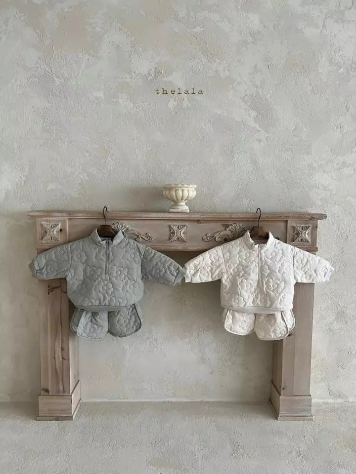 Lala - Korean Children Fashion - #fashionkids - Bangle Padding Top Bottom Set - 2