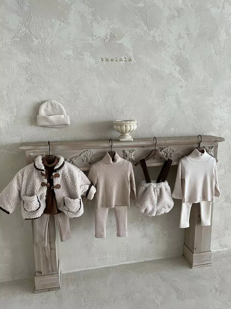 Lala - Korean Children Fashion - #kidsshorts - Whipping Turtleneck Tee - 7