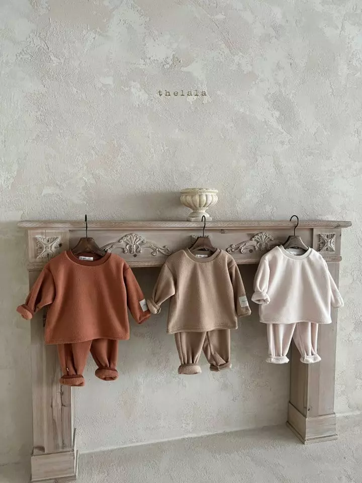 Lala - Korean Children Fashion - #kidsshorts - Camping Top Bottom Set