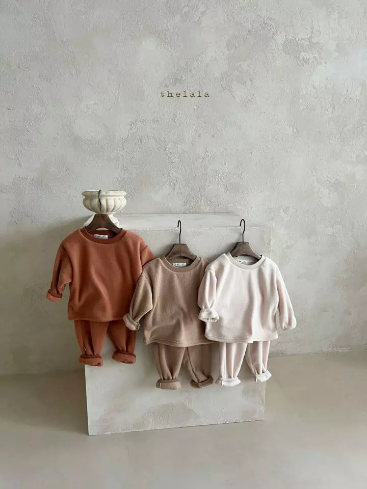 Lala - Korean Children Fashion - #kidzfashiontrend - Camping Top Bottom Set - 3