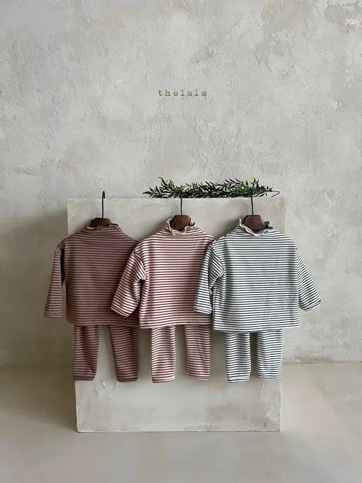 Lala - Korean Children Fashion - #littlefashionista - Willy Top Bottom Set - 3