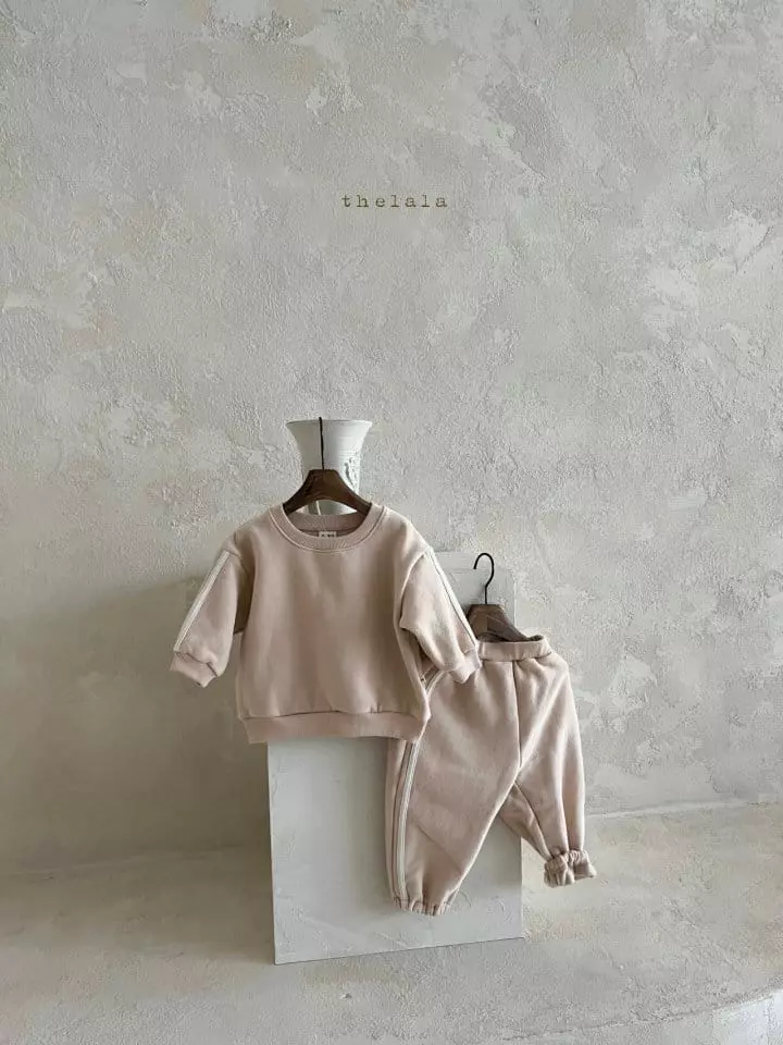 Lala - Korean Children Fashion - #magicofchildhood - Line Top Bottom Set - 5