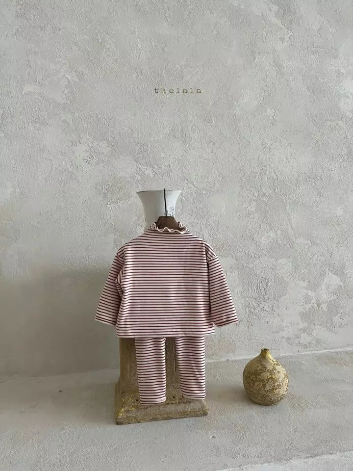 Lala - Korean Children Fashion - #minifashionista - Willy Top Bottom Set - 5