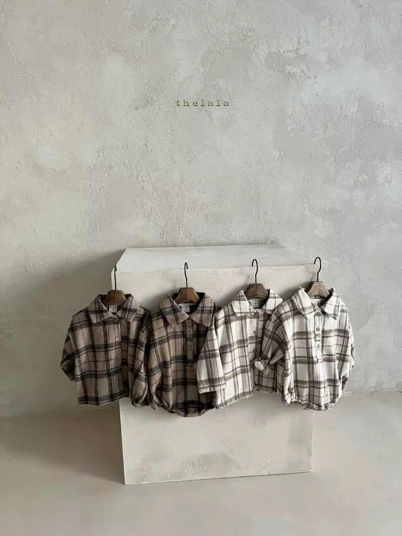 Lala - Korean Children Fashion - #stylishchildhood - Checks Shirt - 5
