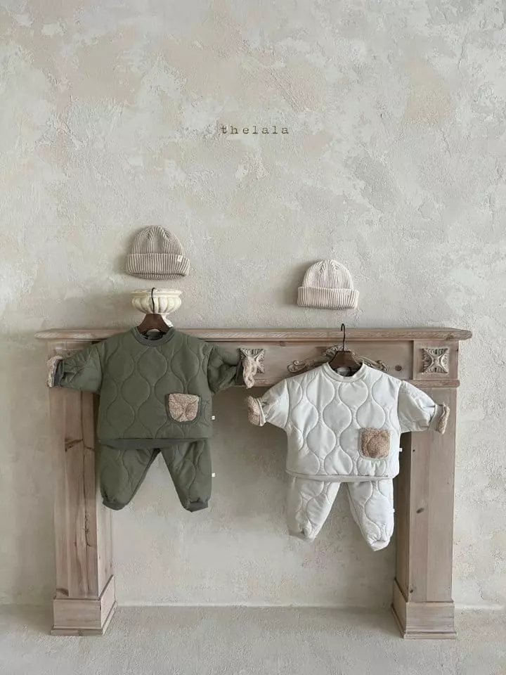 Lala - Korean Children Fashion - #stylishchildhood - Block Padding Pants - 6