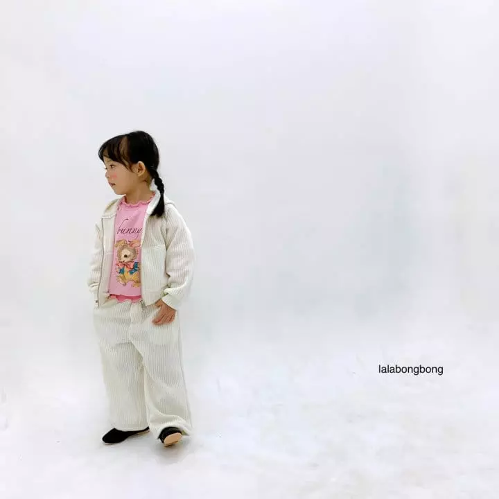 Lalabongbong - Korean Children Fashion - #childofig - Velvet Zip-up - 10
