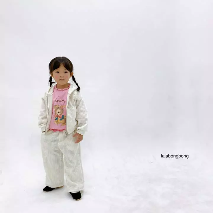 Lalabongbong - Korean Children Fashion - #childofig - Velvet Zip-up - 9