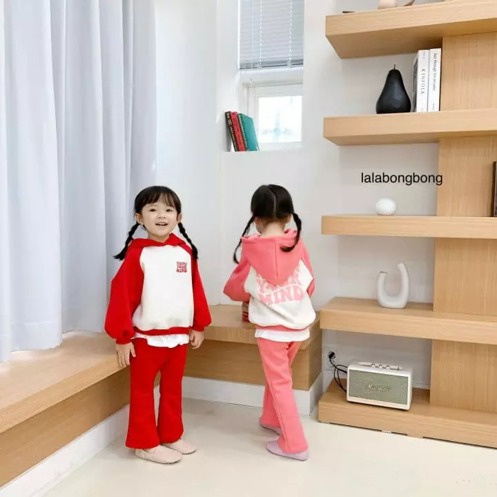 Lalabongbong - Korean Children Fashion - #childofig - Mind Hoody Set - 7