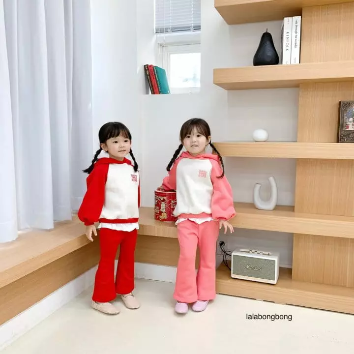 Lalabongbong - Korean Children Fashion - #childofig - Mind Hoody Set - 8
