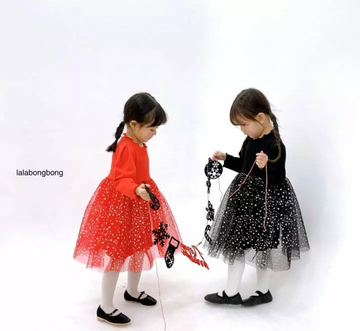 Lalabongbong - Korean Children Fashion - #prettylittlegirls - Snow Flower Sha One-piece - 4