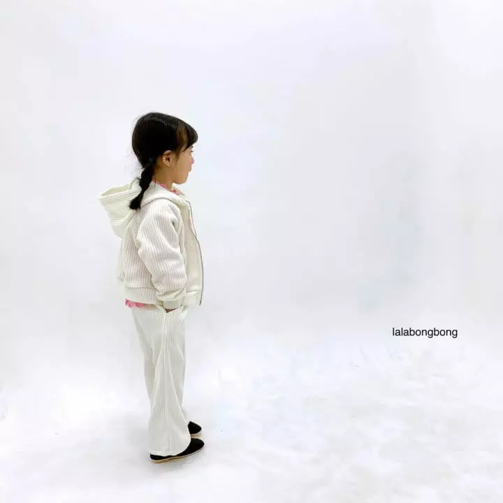 Lalabongbong - Korean Children Fashion - #designkidswear - Velvet Zip-up - 12