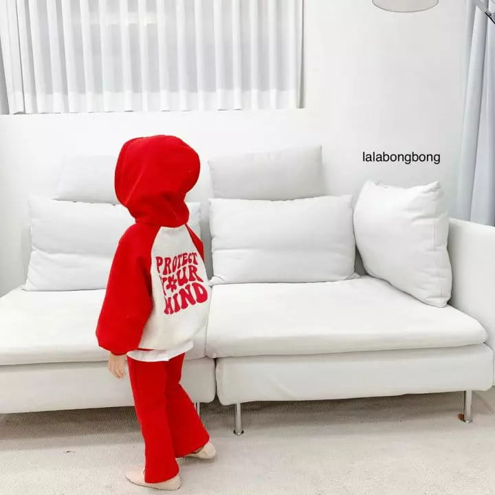 Lalabongbong - Korean Children Fashion - #fashionkids - Mind Hoody Set - 12