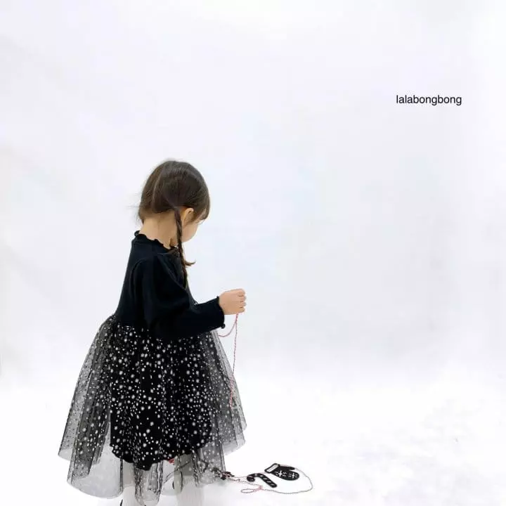 Lalabongbong - Korean Children Fashion - #fashionkids - Snow Flower Sha One-piece - 9