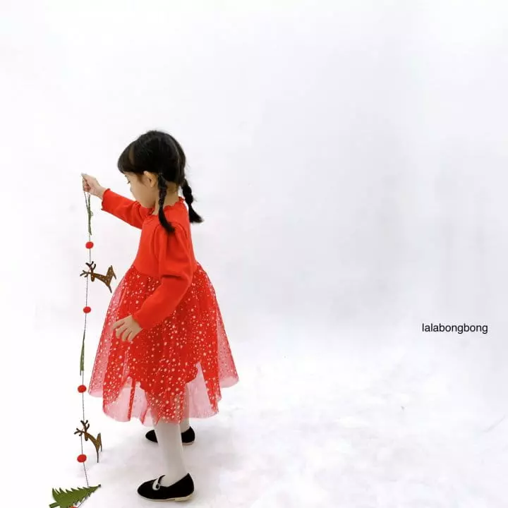 Lalabongbong - Korean Children Fashion - #kidsshorts - Snow Flower Sha One-piece - 10