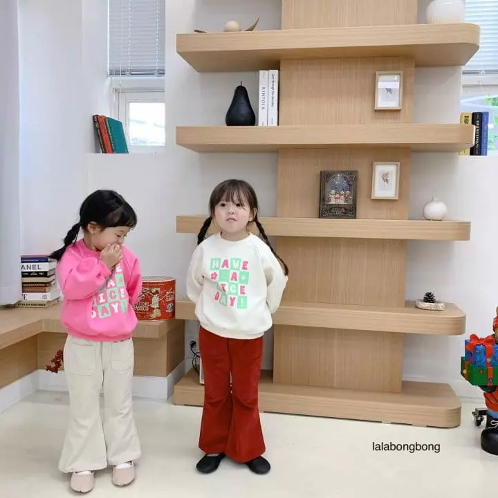 Lalabongbong - Korean Children Fashion - #kidsshorts - Nice Day Sweatshirt - 5