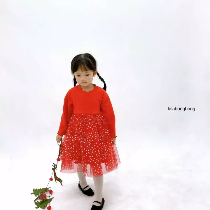 Lalabongbong - Korean Children Fashion - #kidsstore - Snow Flower Sha One-piece - 11
