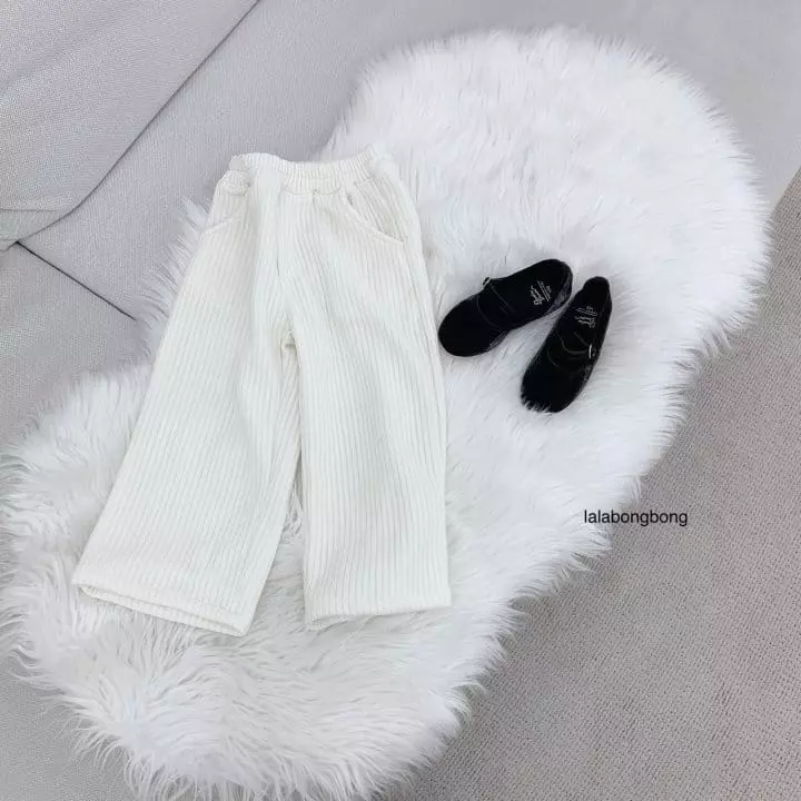 Lalabongbong - Korean Children Fashion - #kidsstore - Velvet Pants