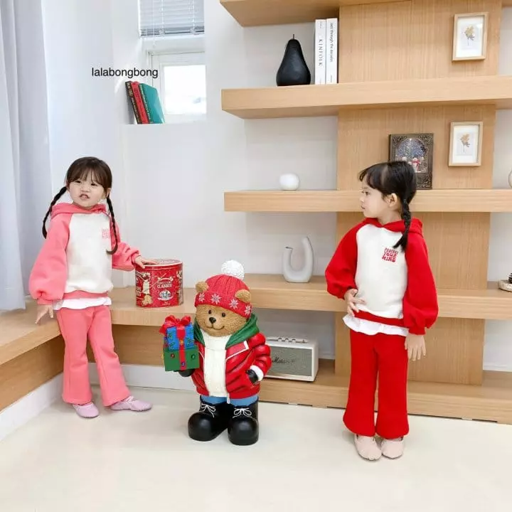 Lalabongbong - Korean Children Fashion - #kidzfashiontrend - Mind Hoody Set