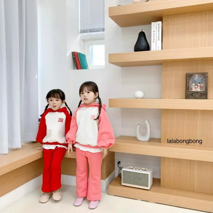 Lalabongbong - Korean Children Fashion - #minifashionista - Mind Hoody Set - 5