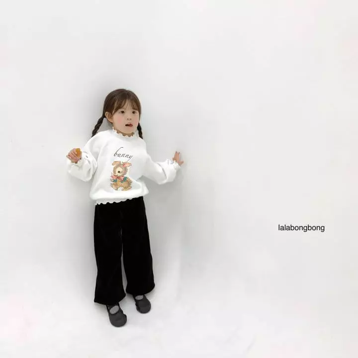 Lalabongbong - Korean Children Fashion - #toddlerclothing - Velvet Pants - 9