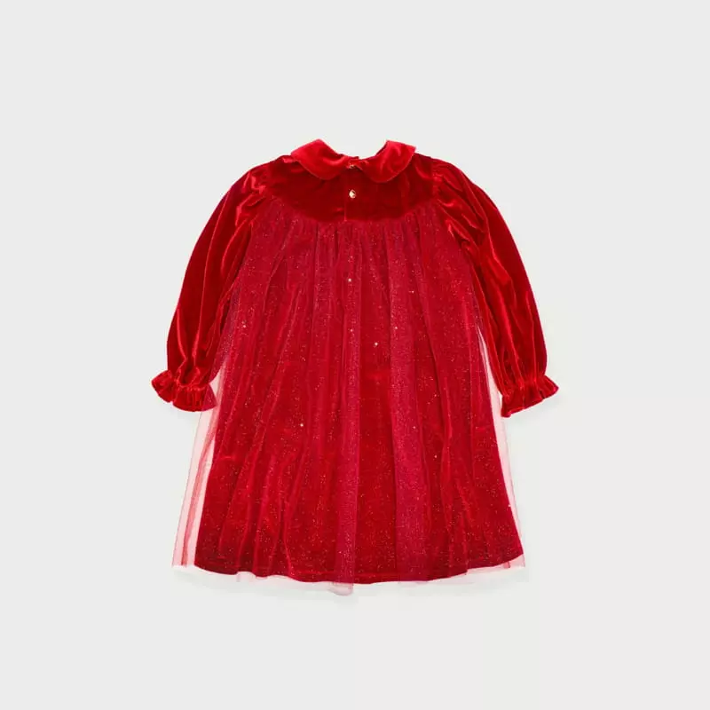 Le Bev - Korean Children Fashion - #discoveringself - Velvet One-piece