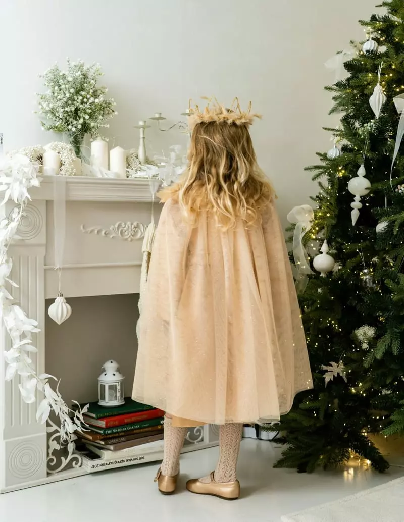Le Bev - Korean Children Fashion - #kidzfashiontrend - Gold Padder Cape - 11